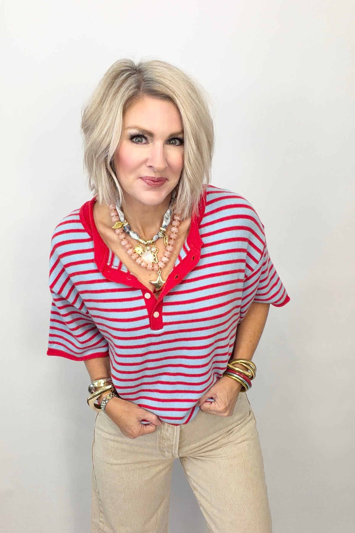 Fireside Stripe Knit Top