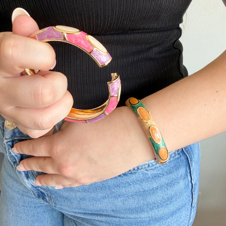 The Millefiori Bangle- Two Color Options