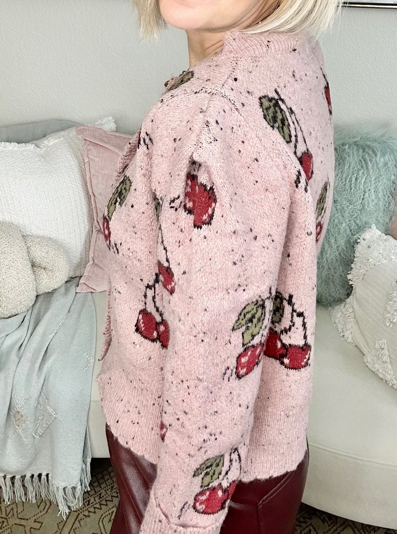 Top it with a Cherry Cardi