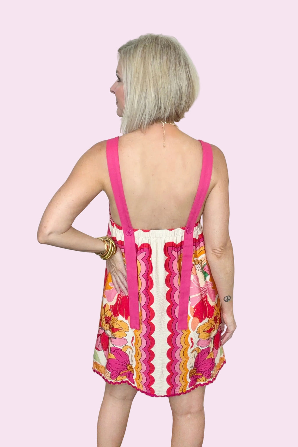 Havana Retro Floral Dress