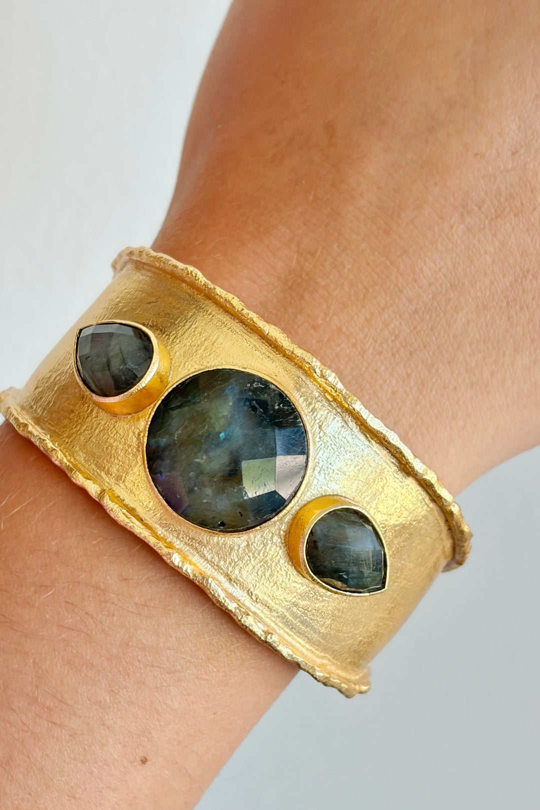 Labradorite Elegance Cuff