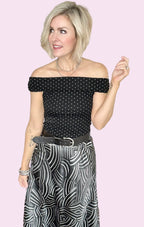 Dotty Darling Knit Top