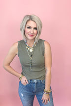 Eyelet Edge Tank