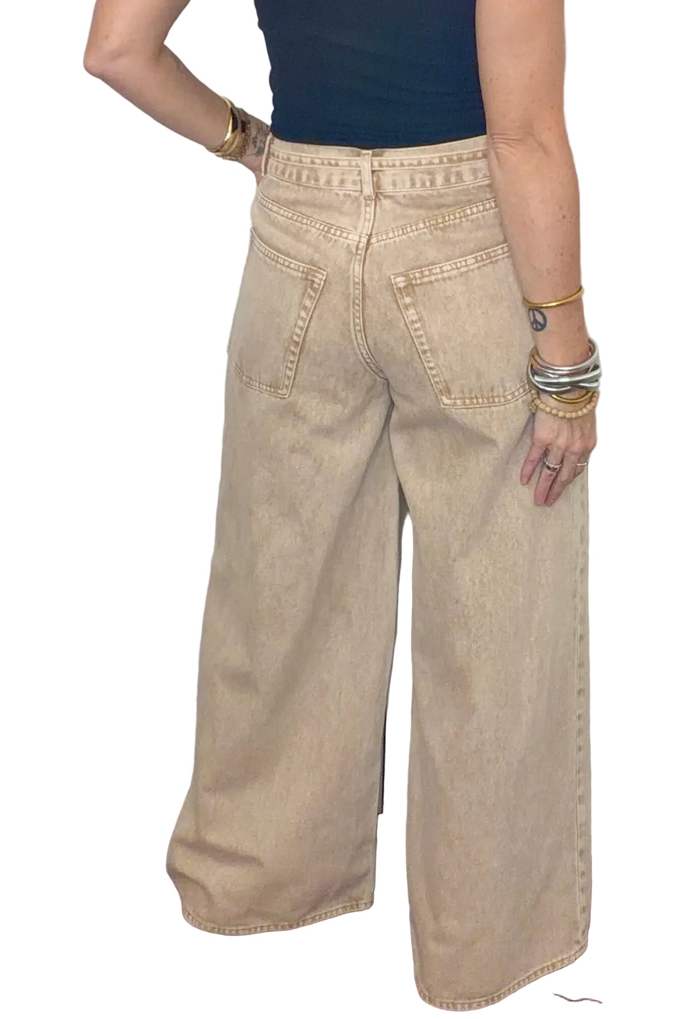 Drifter Mid Rise Wide Leg Jean