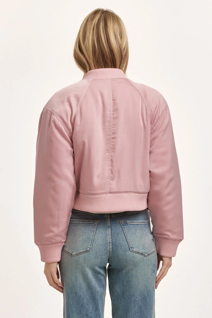 SAMARIA LONG SLEEVE RELAXED FIT BOMBER JACKET