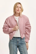 Samaria Long Sleeve Relaxed Fit Bomber Jacket