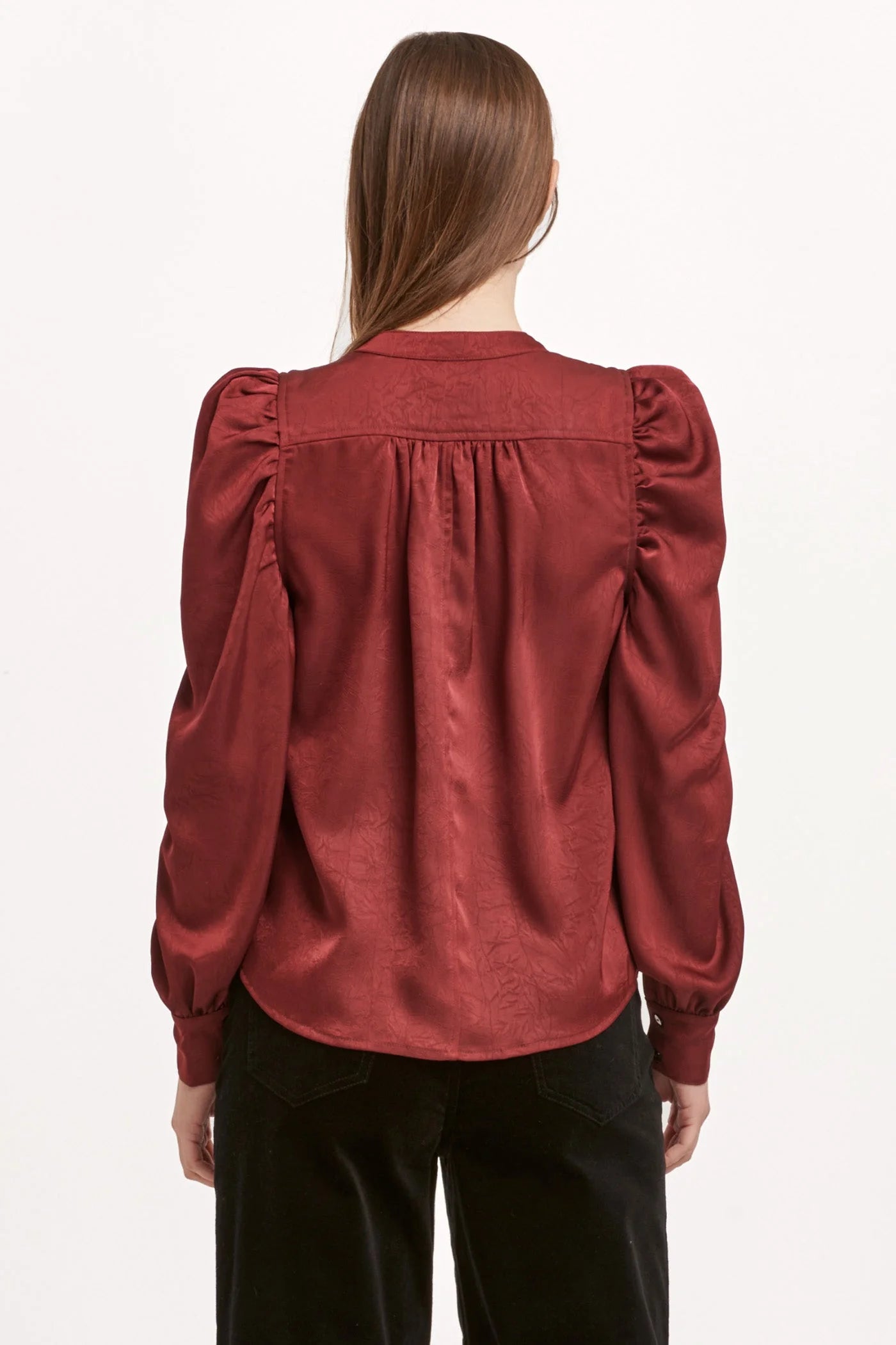 Lilliana Plum Berry Blouse