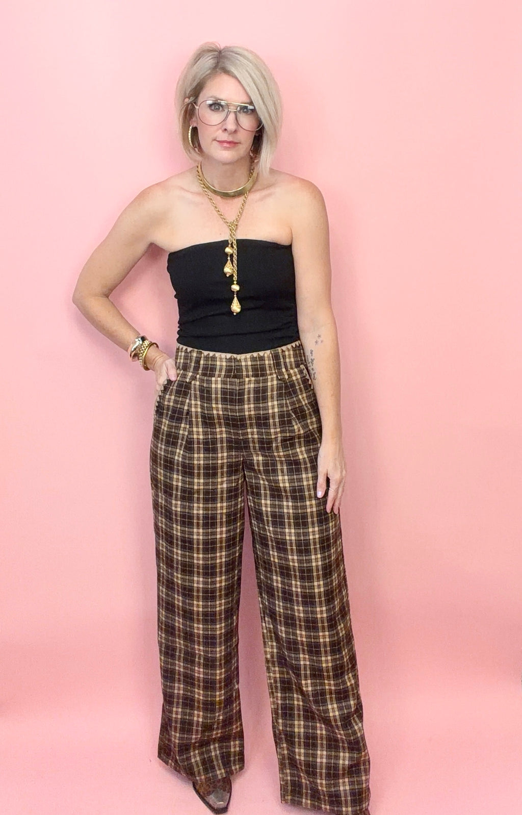 The Plaid Date Pant