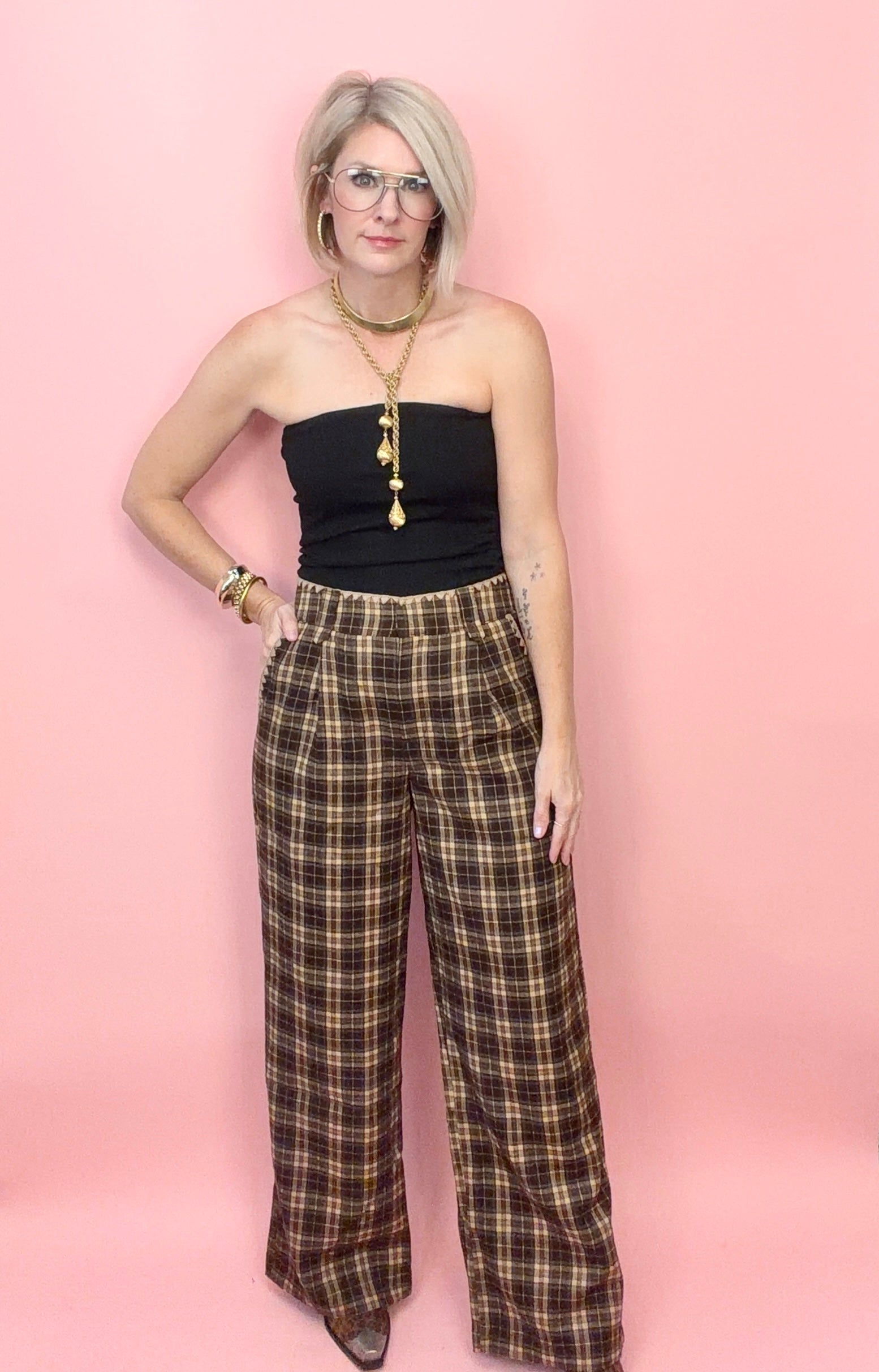 The Plaid Date Pant