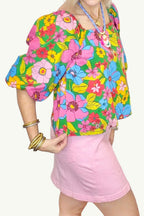 Bloomerang Tie Back Top