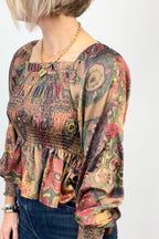 Fall Fairytale Peplum Top