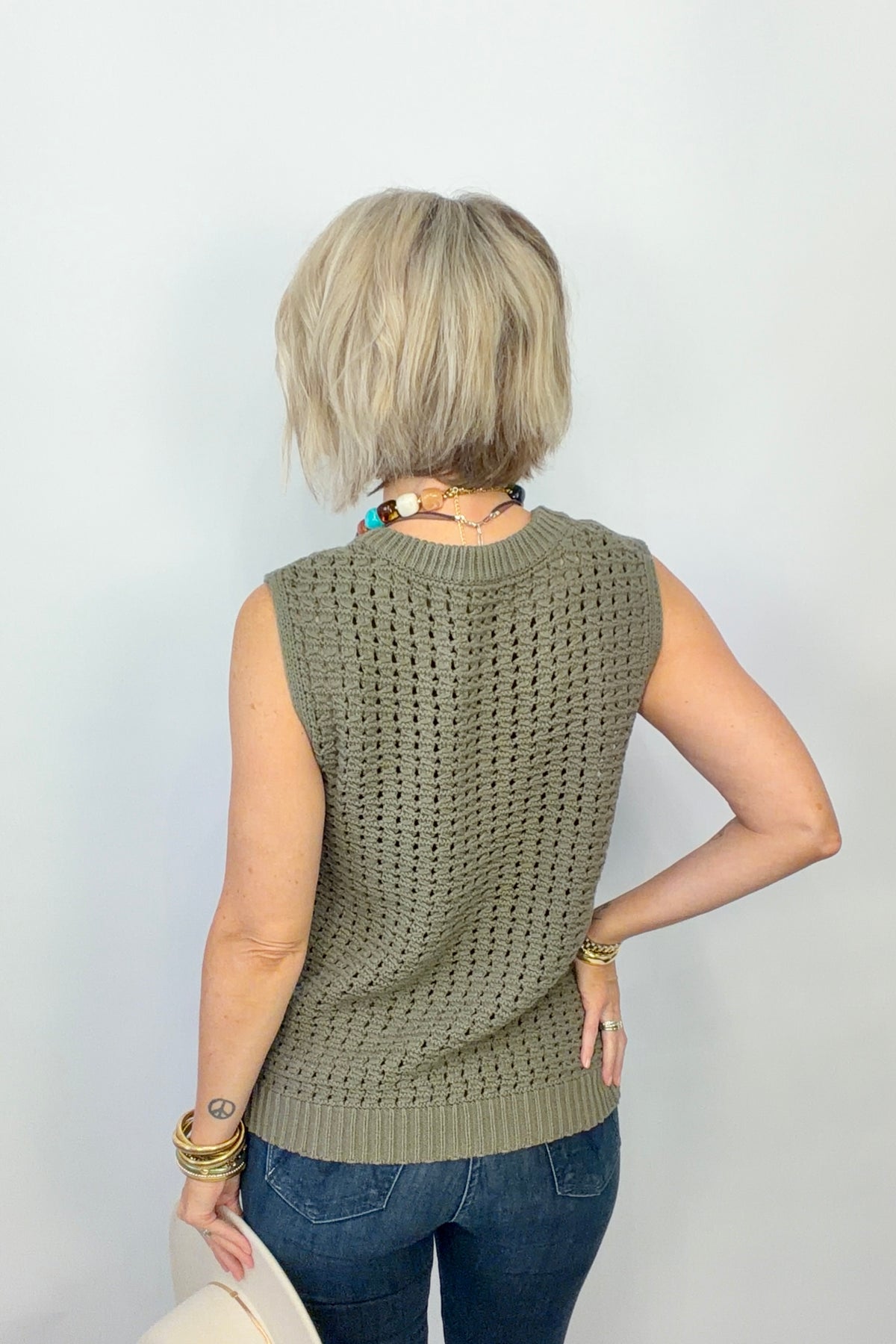 Olive Forever Knit Top