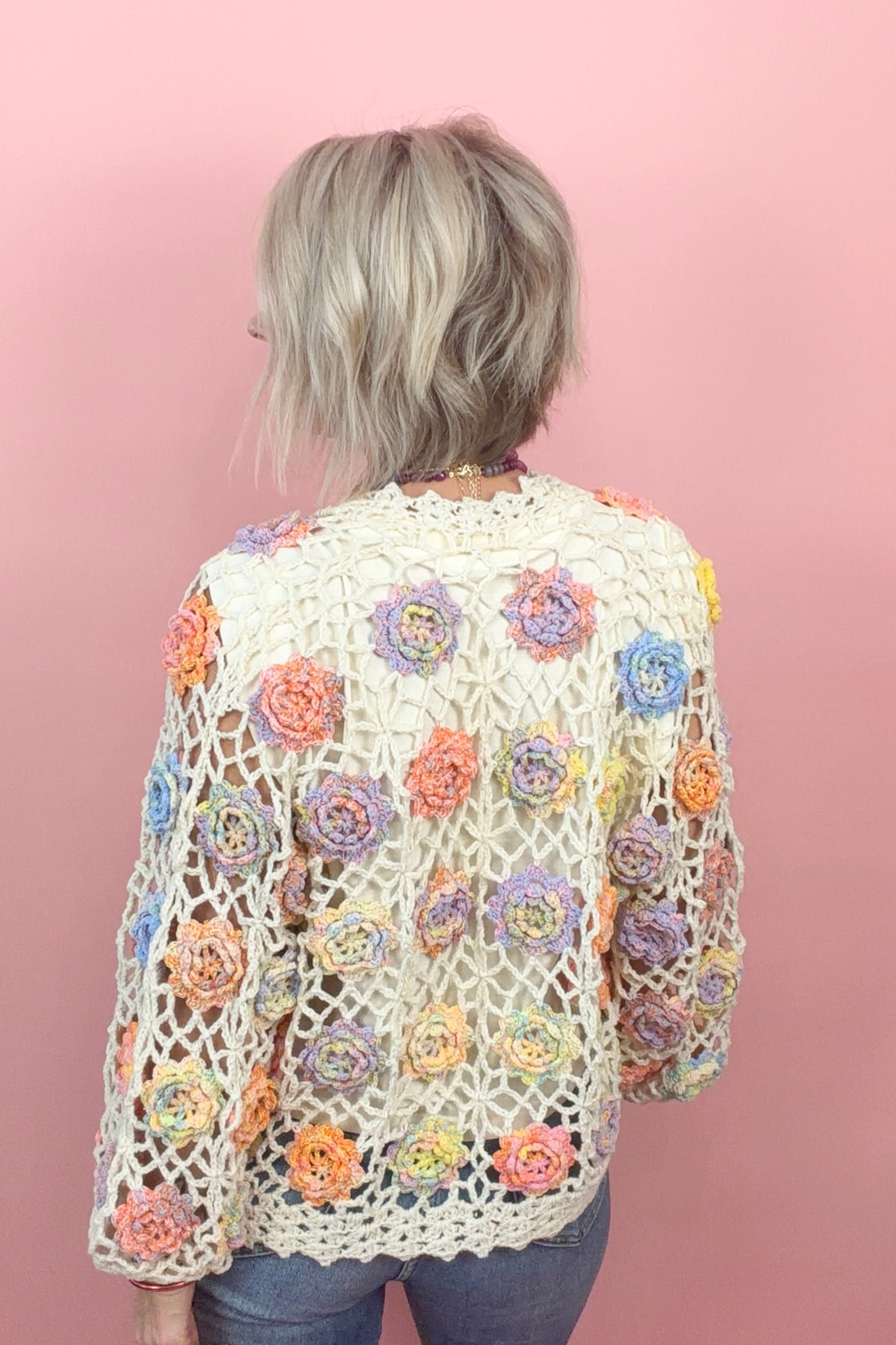 Wildflower Crochet Cardigan