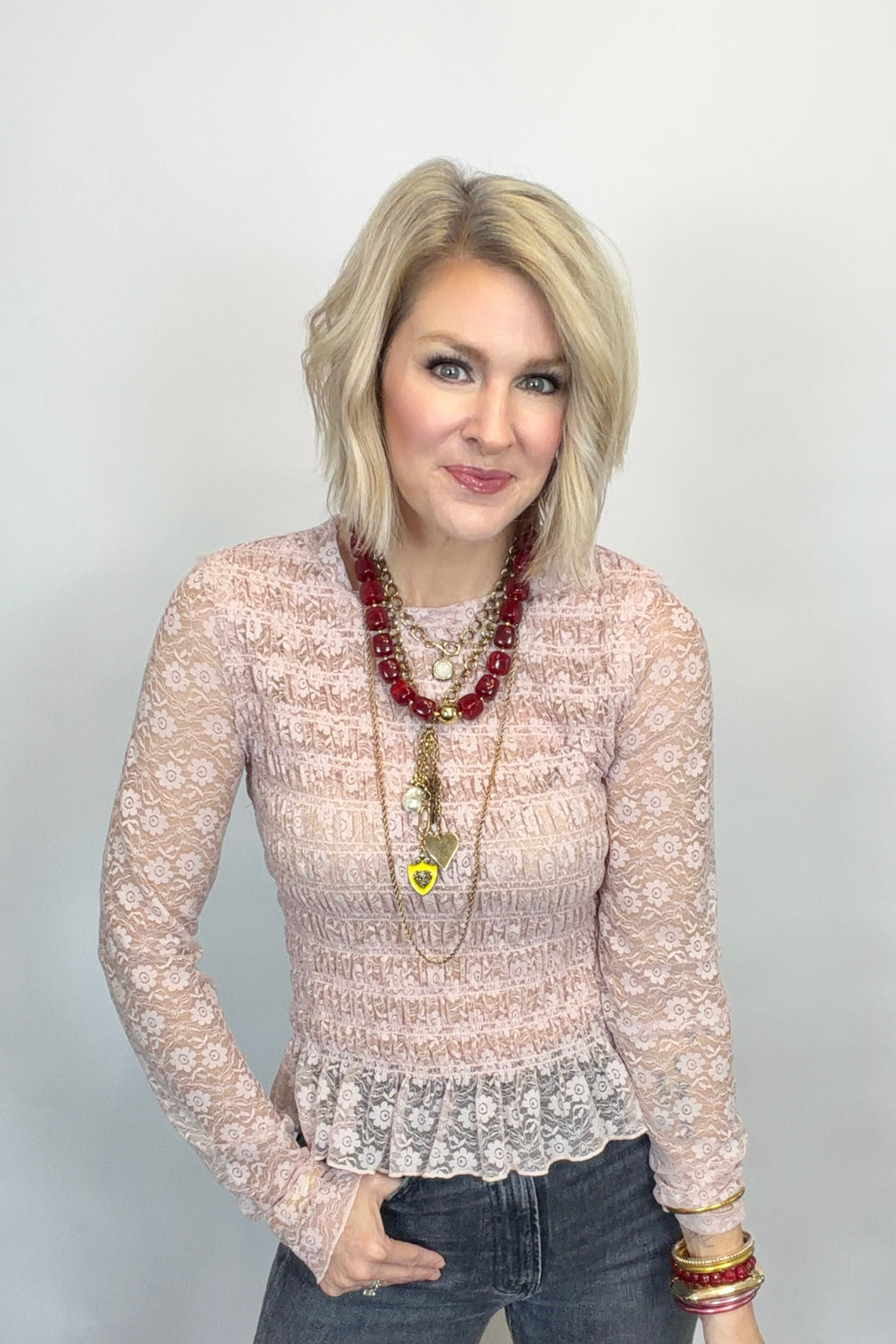 The Everly Lace Top