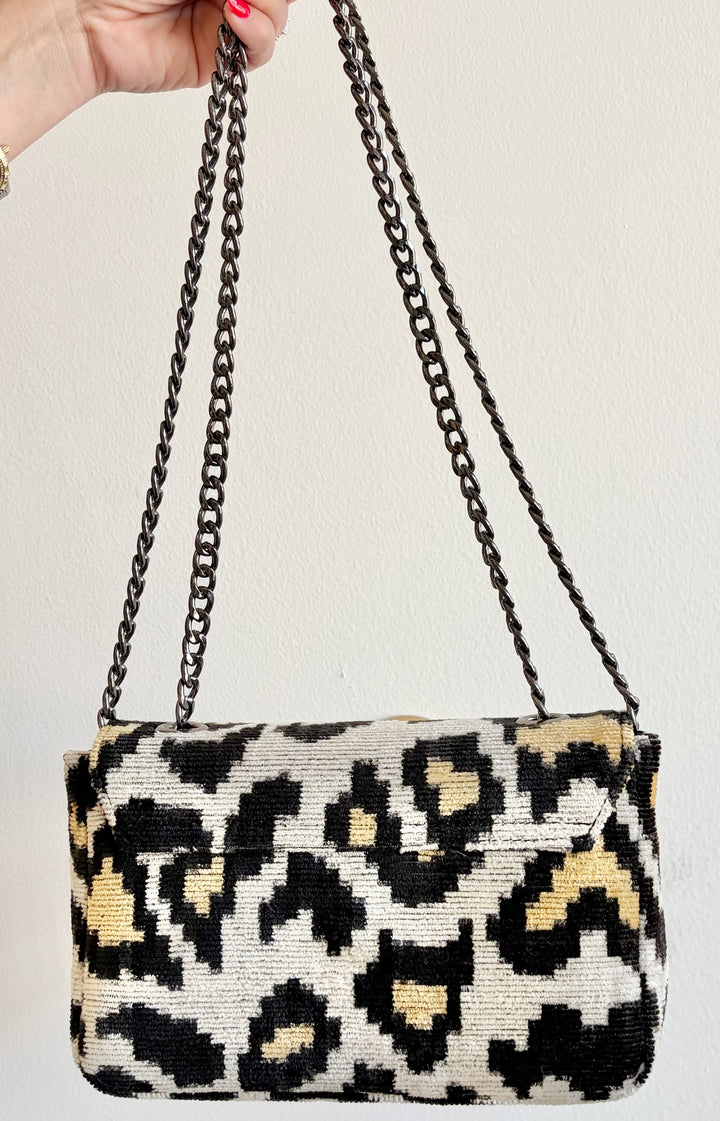 Silk Story Chain Handbag