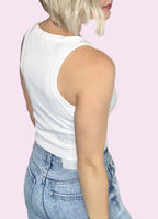 White Layering Tank