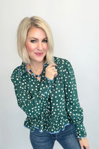 The Emerald Social Blouse