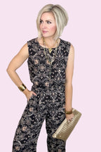 Wild Bloom Bohemian Pants Set