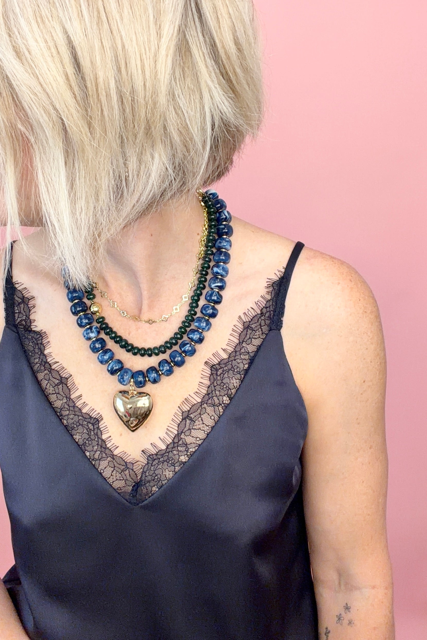 Midnight Lace Camisole Tank