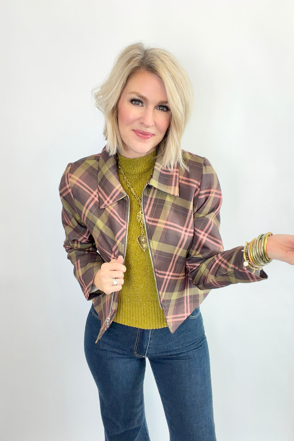 Plaid About You Jacket