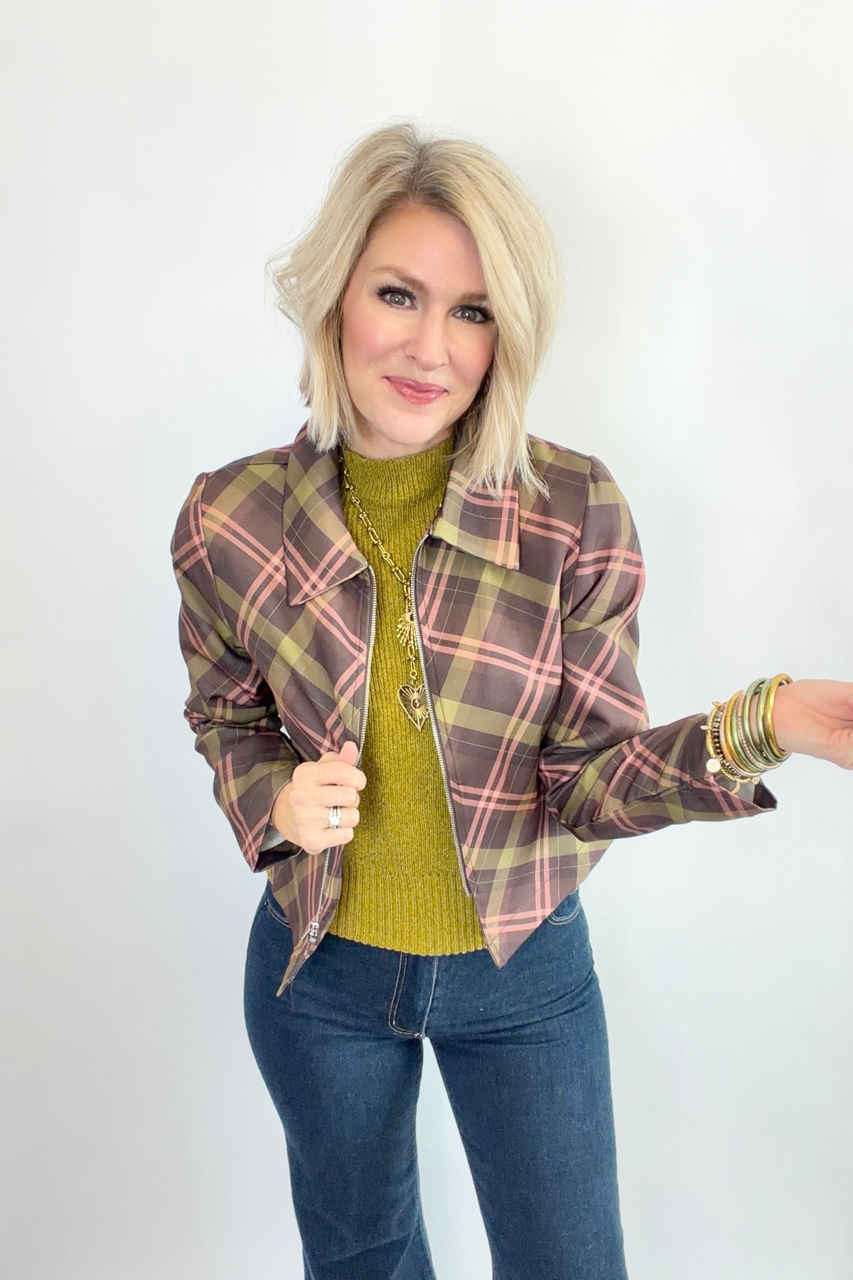 Plaid About You Jacket
