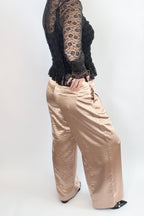 Pop the Bubbly Satin Pants