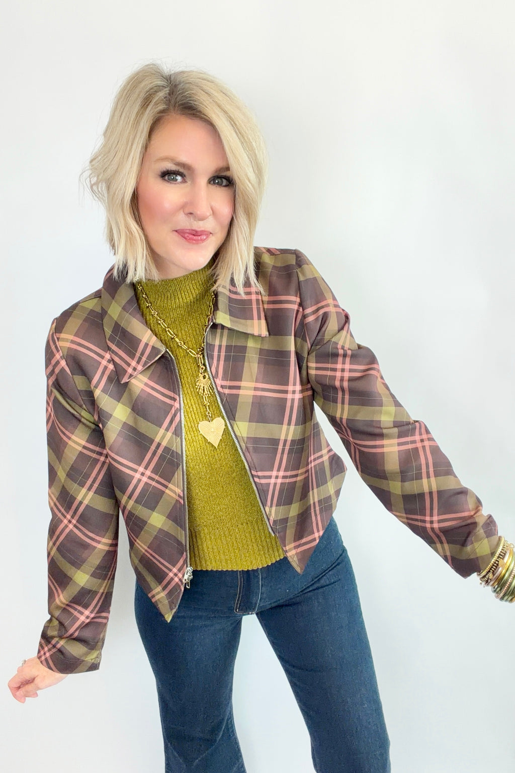 Plaid About You Jacket