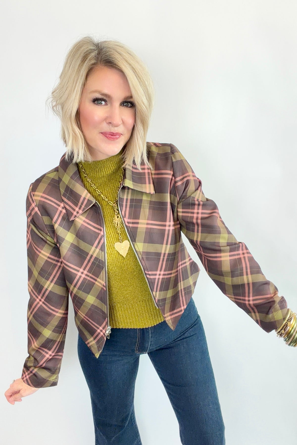 Plaid About You Jacket