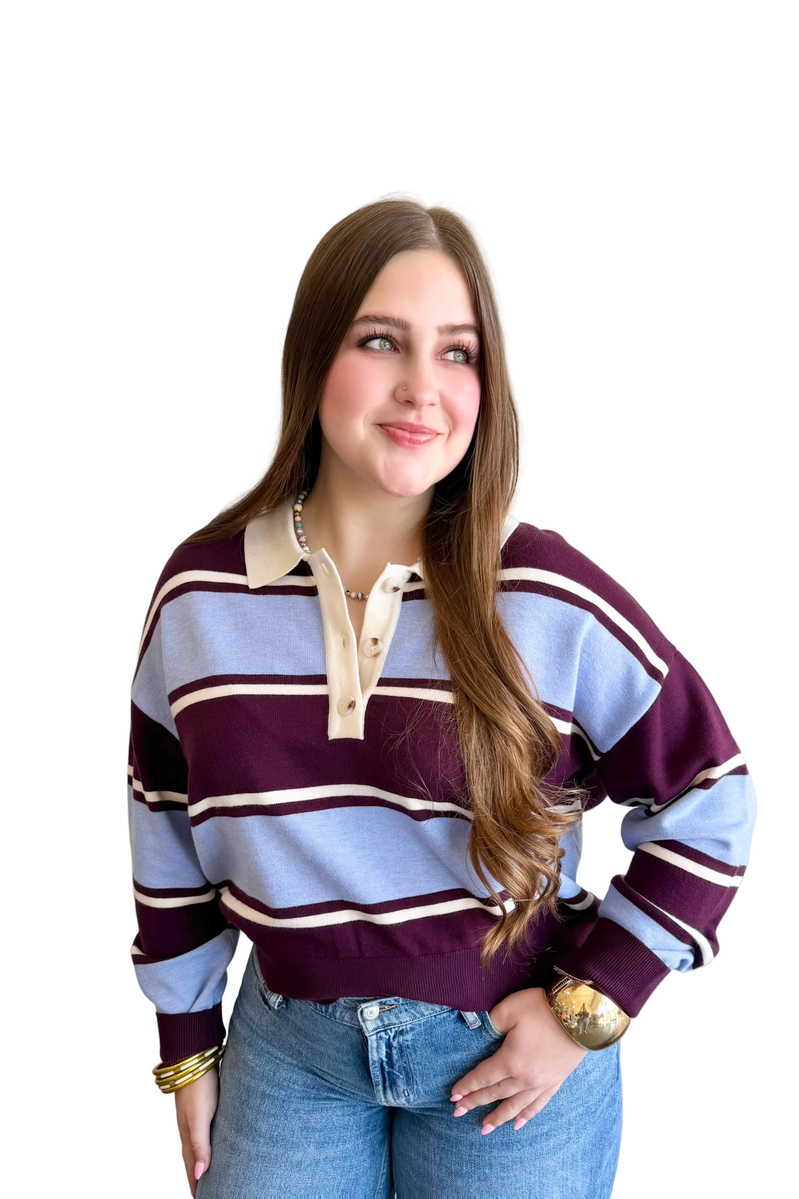 Saved by the Stripes Sweater