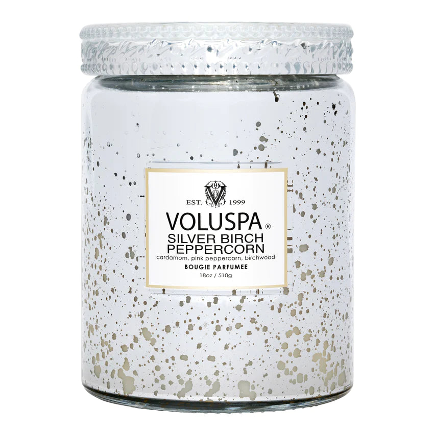Voluspa Candle -SILVER BIRCH PEPPERCORN