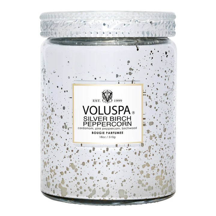 Voluspa Candle -SILVER BIRCH PEPPERCORN
