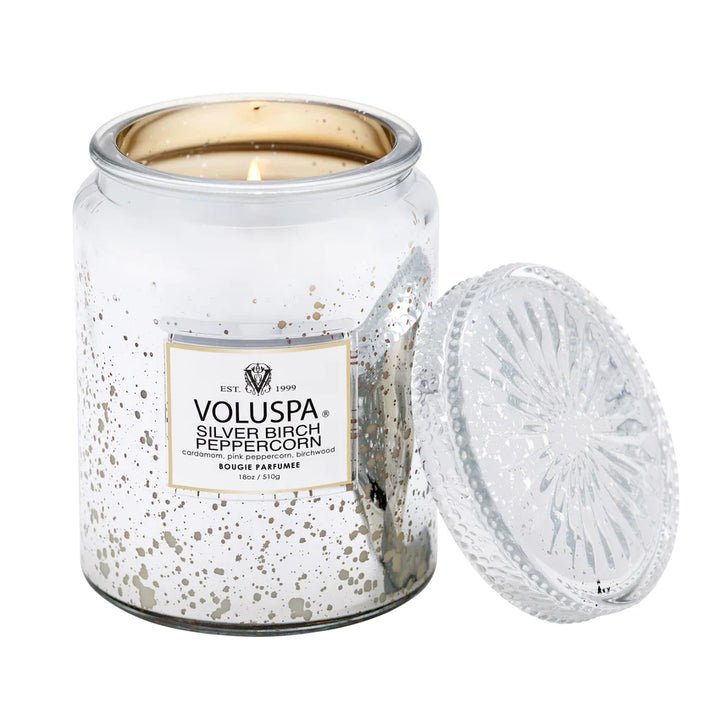 Voluspa Candle -SILVER BIRCH PEPPERCORN