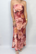 Autumn Blush Maxi Dress