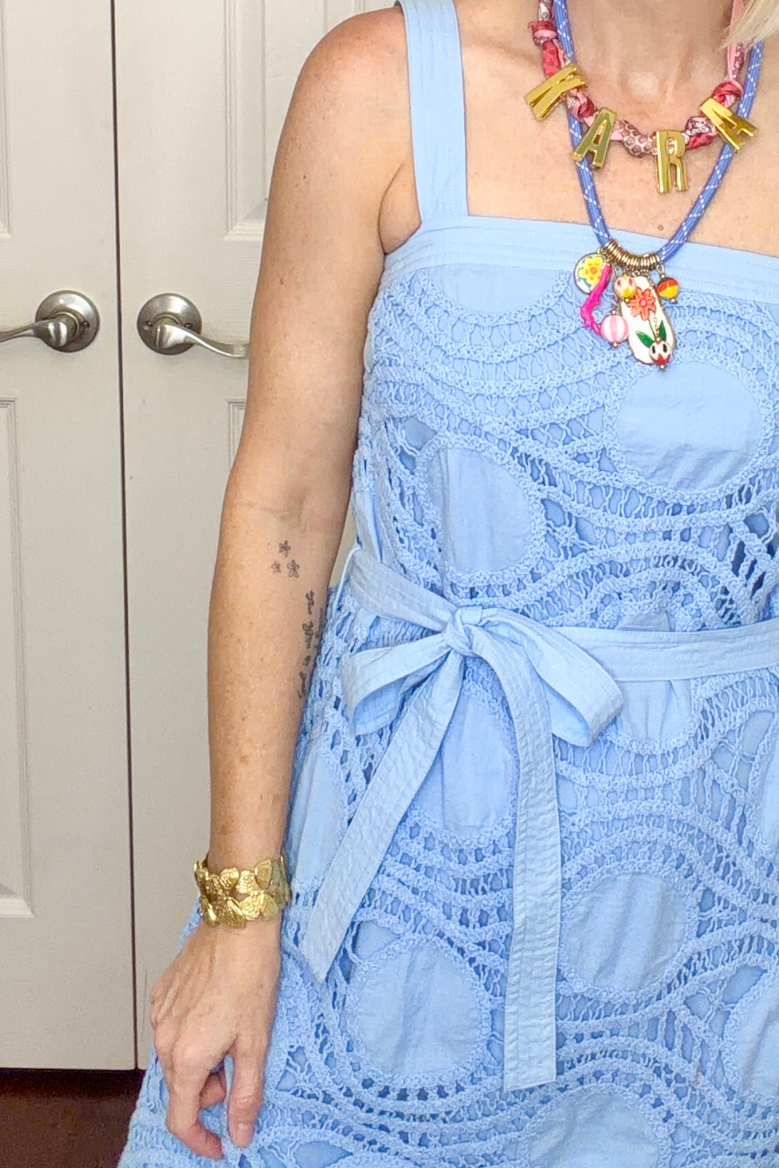 Coastal Crochet Dress