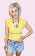 Ray of Sunshine Ribbed Tee