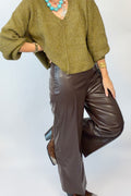 Downtown Drama Leather Pants