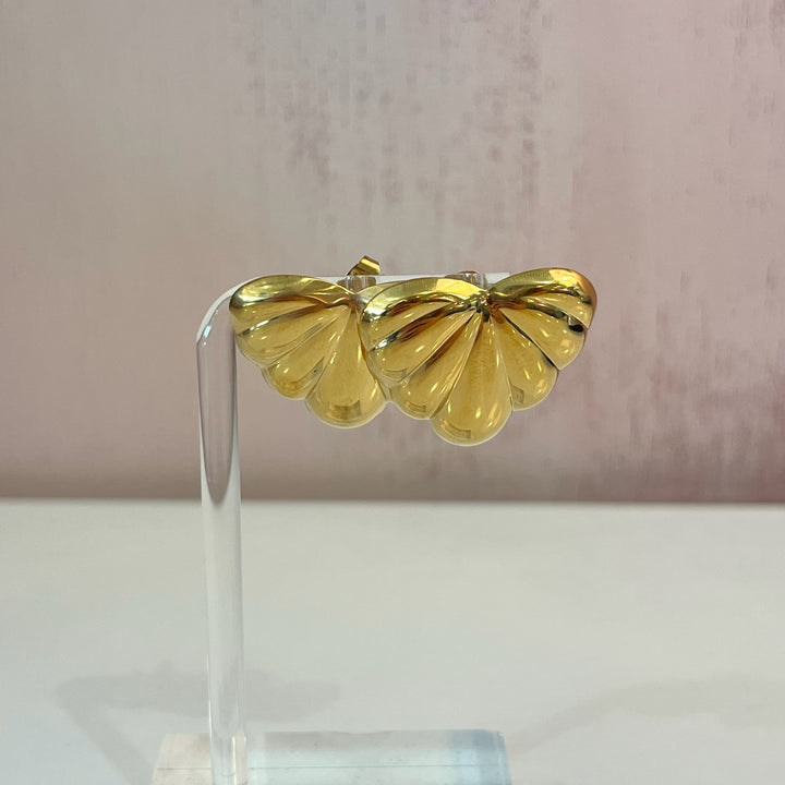 The Power Reign Gold Stud