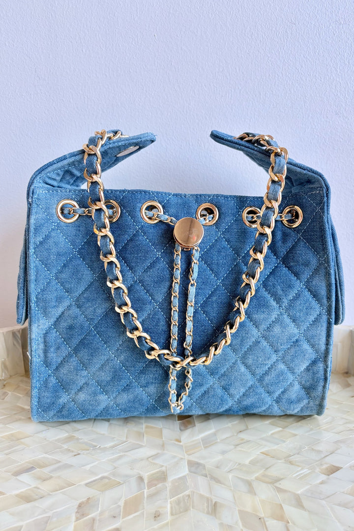 The Runway Denim Handbag