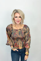 Fall Fairytale Peplum Top