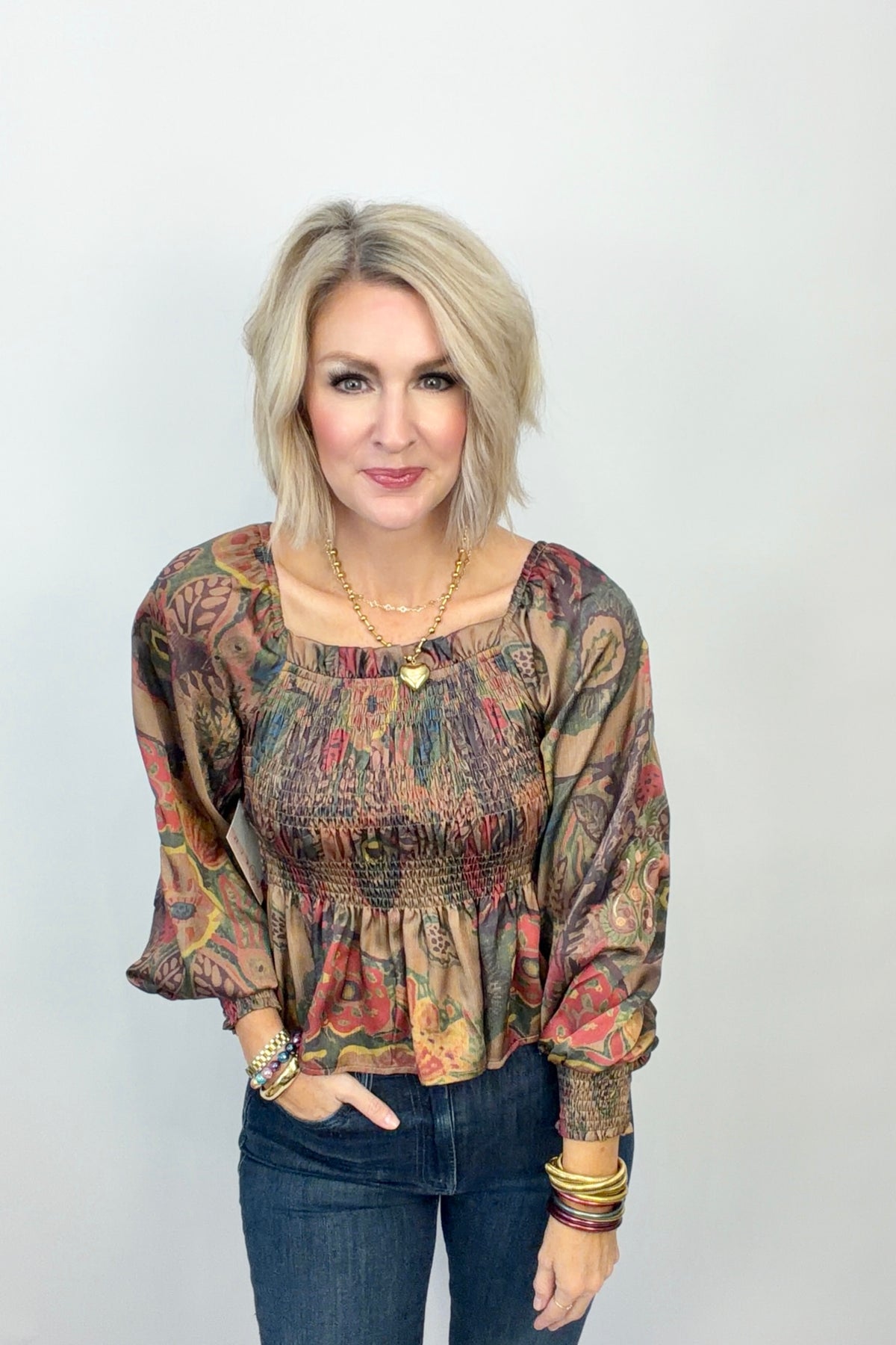 Fall Fairytale Peplum Top