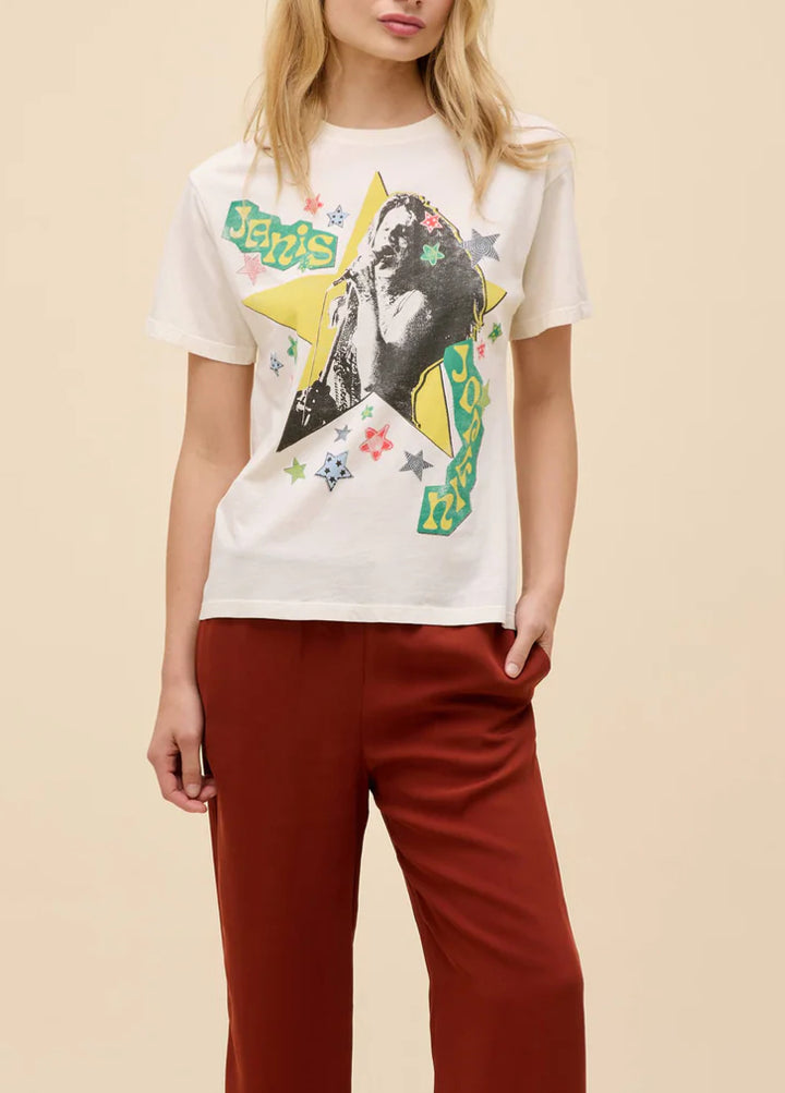 Janis Joplin Scrapbook Art Tee
