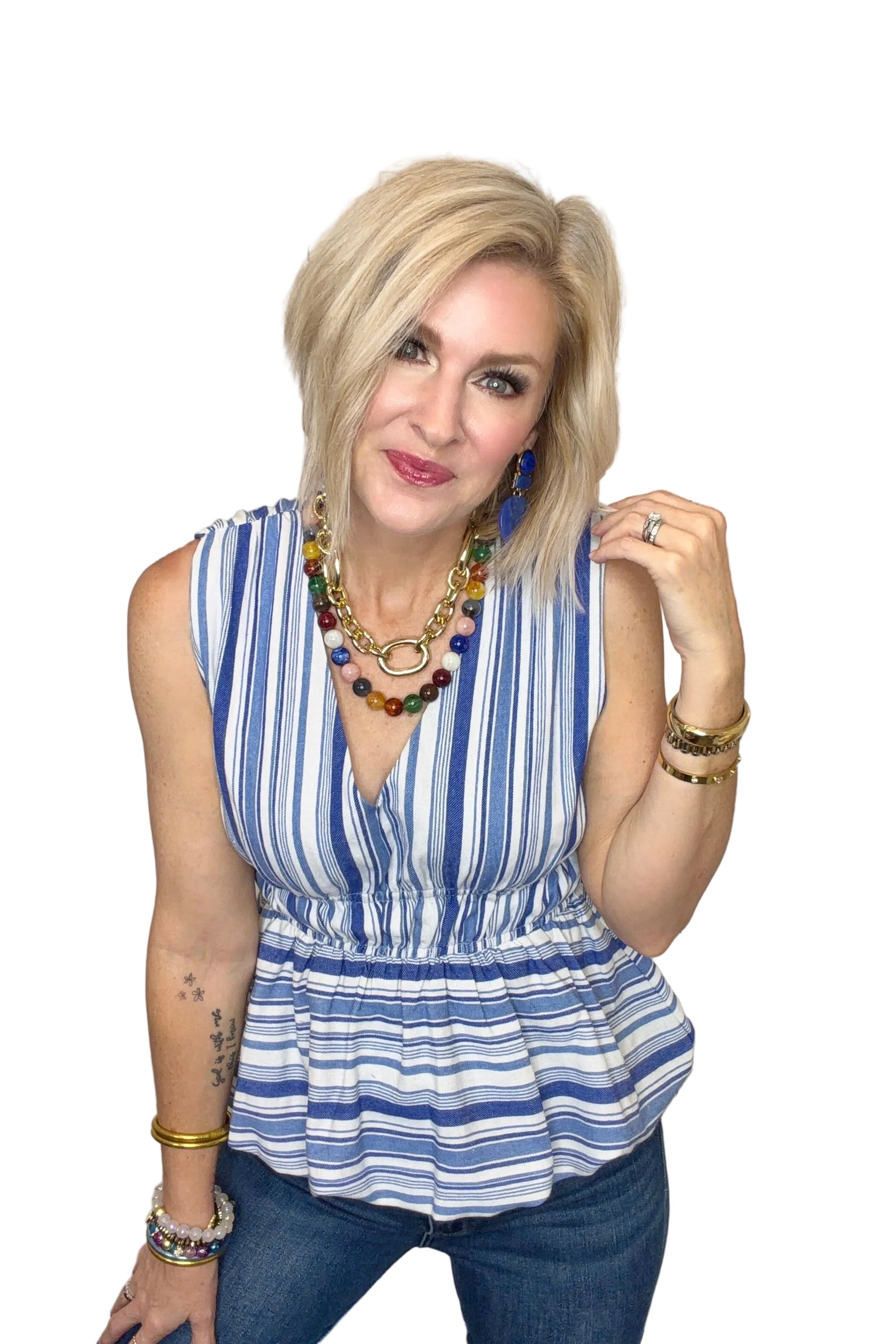 Seaside Stripe Top