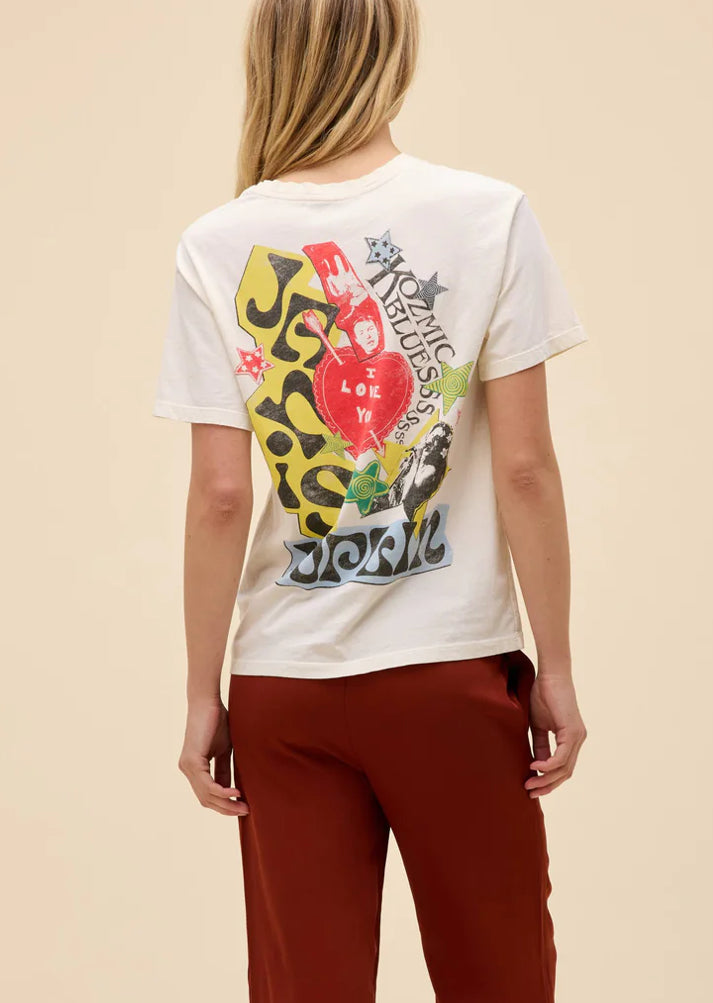 Janis Joplin Scrapbook Art Tee