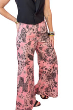 Pretty in Pink Floral Jeans