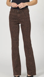 Dear John- Jaxtyn Leopard Bootcut Jean