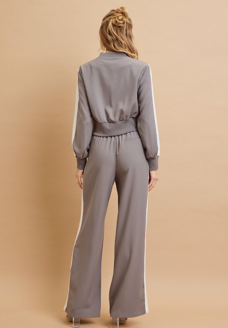 Clara Woven Jacket and Pants Set