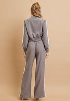 Clara Woven Jacket and Pants Set