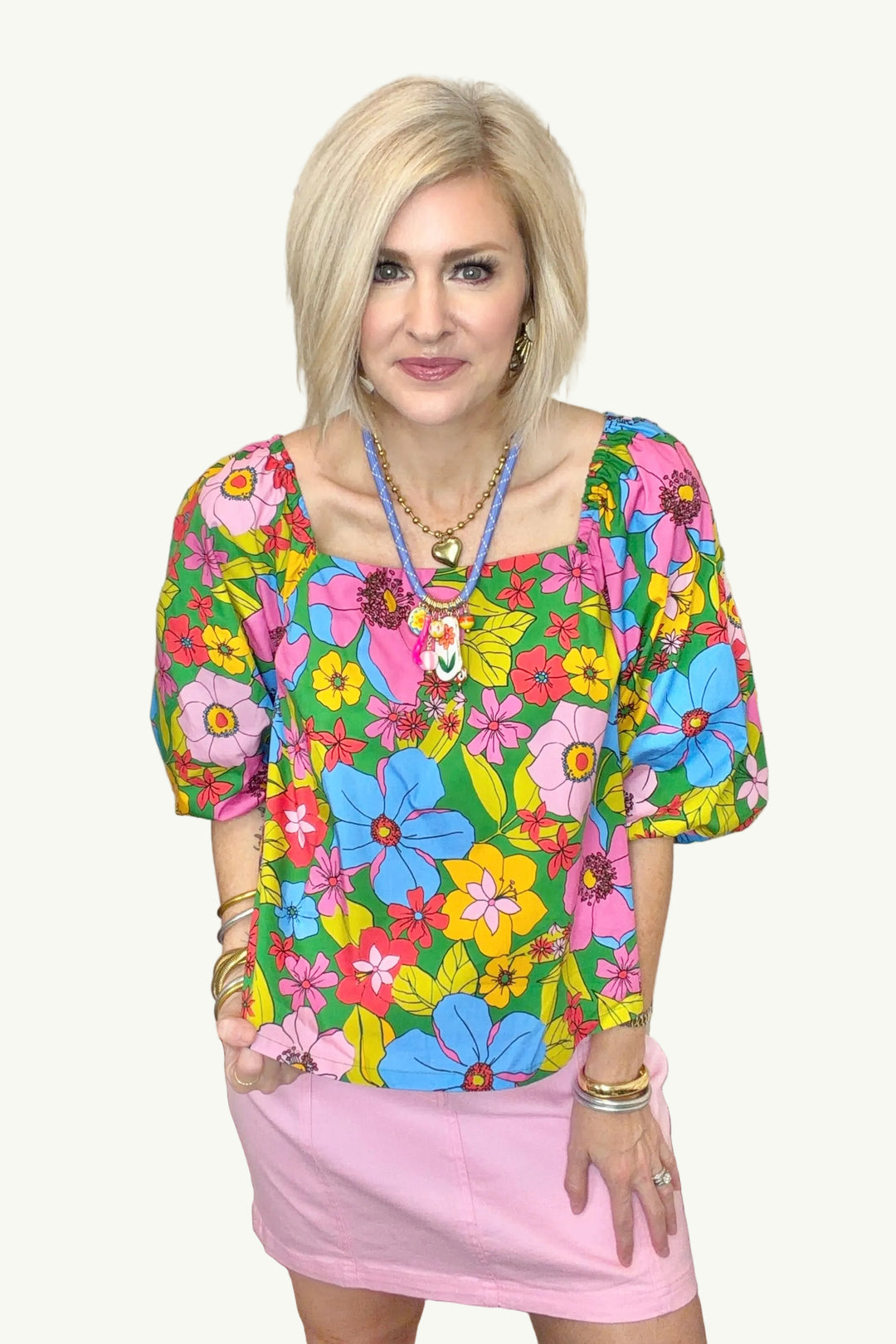 Bloomerang Tie Back Top