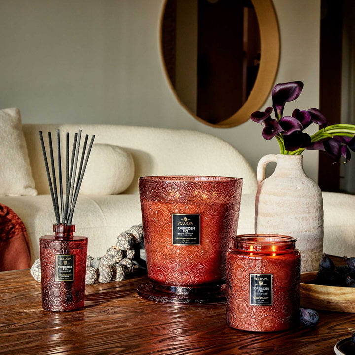 Voluspa- FORBIDDEN FIG
LUXE REED DIFFUSER