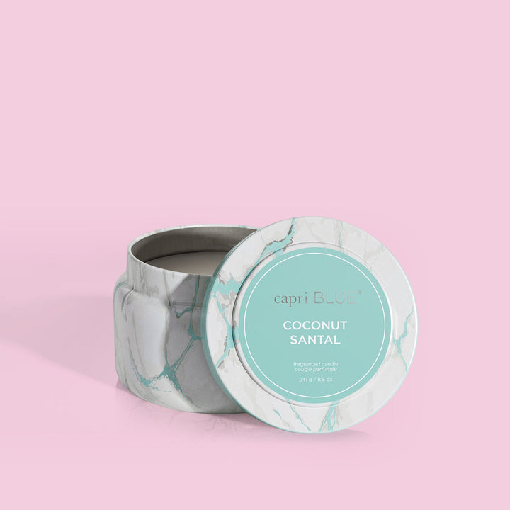 Capri Blue -  Coconut Santal Candle- Marble